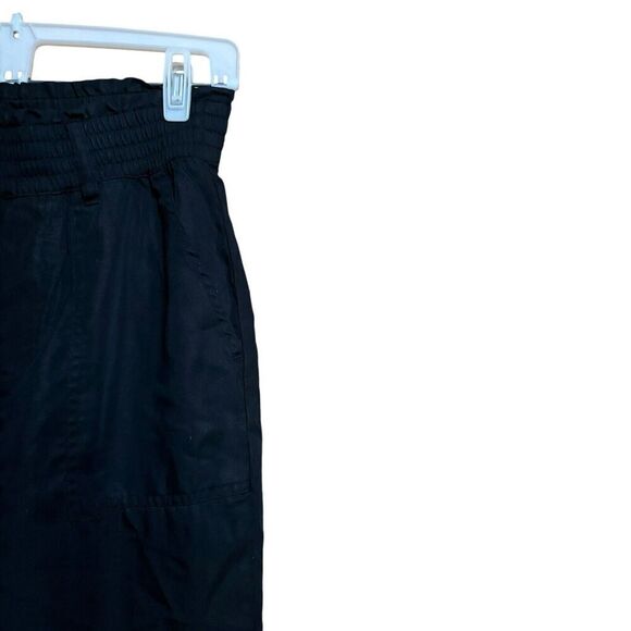 Abercrombie & Fitch Paperbag Pants Womens XS Black Pull On Jogger Bottoms - Picture 6 of 8